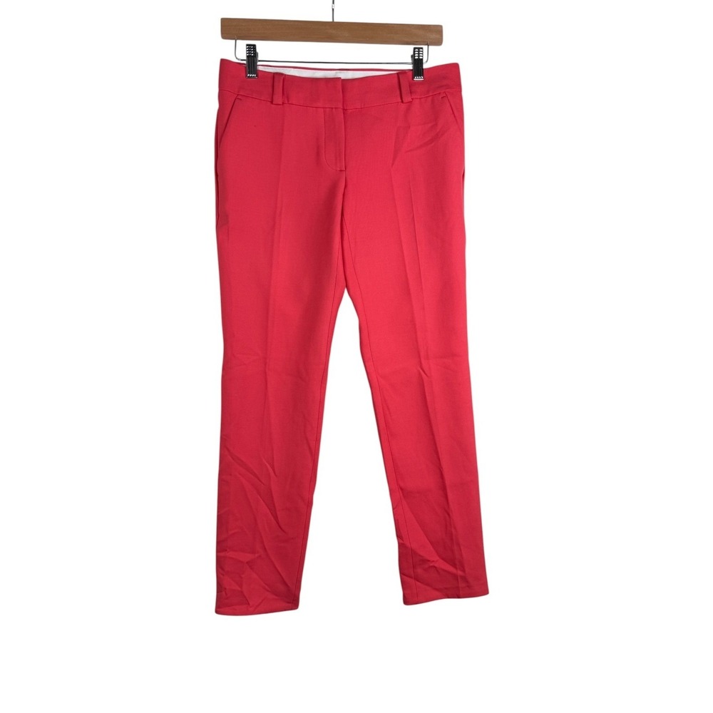Ann Taylor Loft Straight Leg‎ Trouser size 2 Petite Red